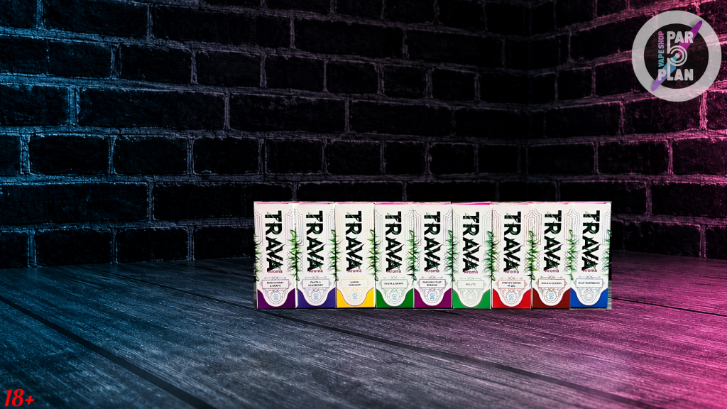 Вторая часть линейки TRAVA Aroma с фруктовыми, ягодными, десертными и напиточными вкусами